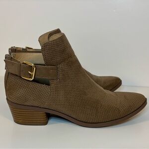 Kate&Mel Ankle Boots | High heels | Gold Accents and Taupe Colour | Size 9